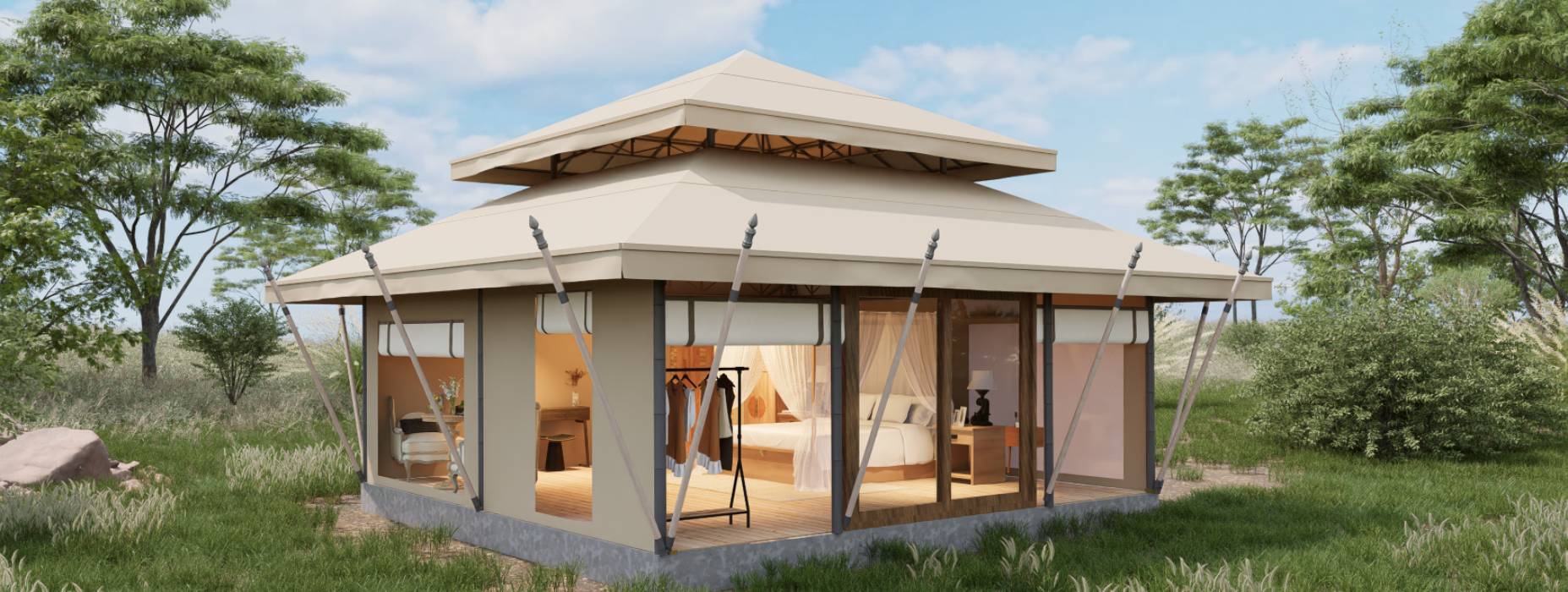 闸北区户外野奢帐篷